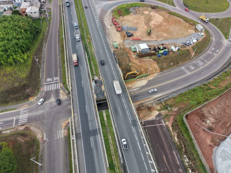 Obras de ampliação da BR-277 avançam com novas faixas em viadutos e construção de ciclovia