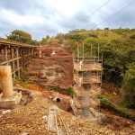 EPR Litoral Pioneiro trabalha na fundação da nova ponte sobre o Rio Ubá, na BR-153