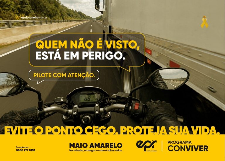 EPR Litoral Pioneiro realiza ações do Maio Amarelo no Paraná com destaque para atividades voltadas aos motociclistas