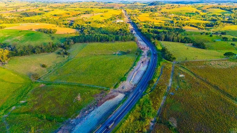 EPR Litoral Pioneiro inicia desvios em três pontos para construção de viadutos na BR-153
