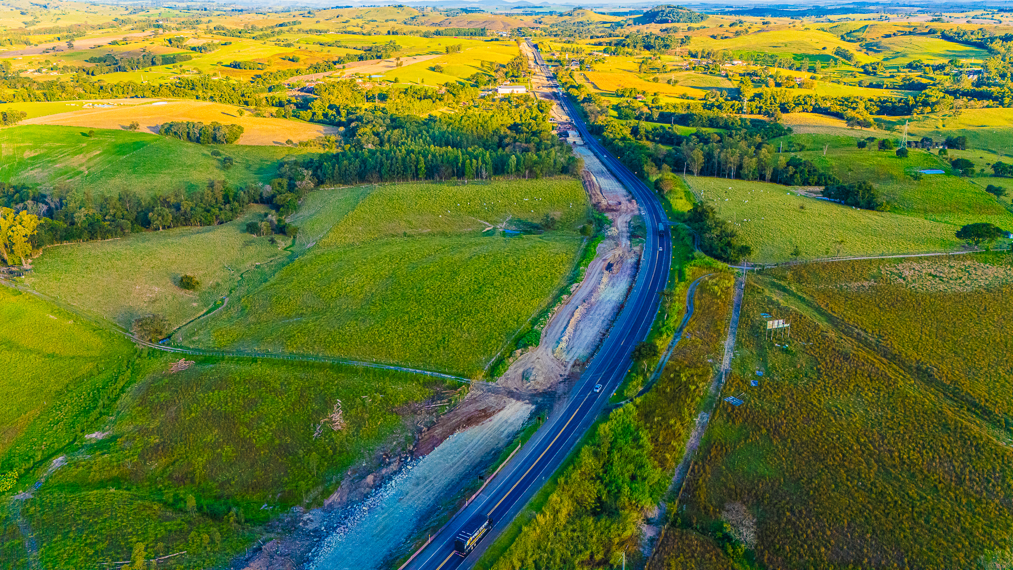 EPR Litoral Pioneiro inicia desvios em três pontos para construção de viadutos na BR-153