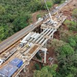 Construção da nova ponte sobre o Rio Ubá chega a 80% de execução